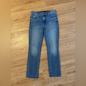 MOTHER the mid rise dazzler ankle Size